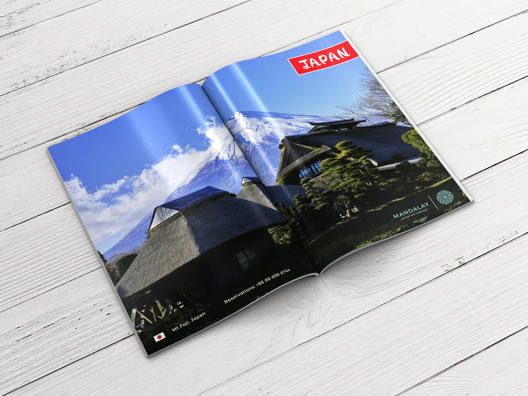 Print Advertising Campaign Concepts for Travel Tour Agency