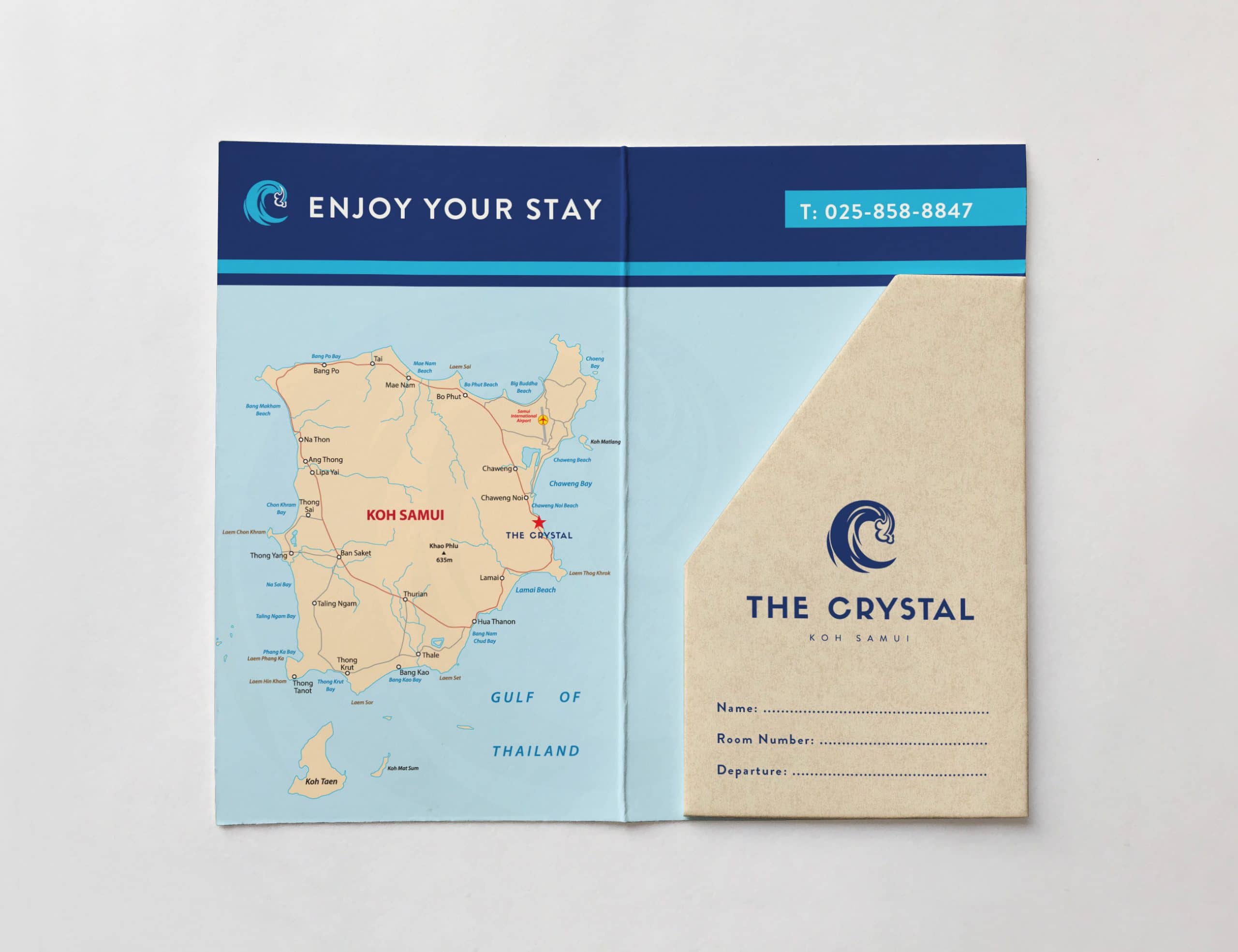 Hotel Card Holder Inside Spread