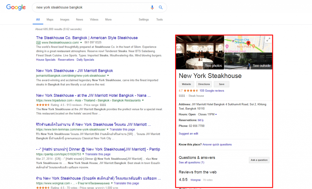 new york steakhouse bangkok Google Search 1