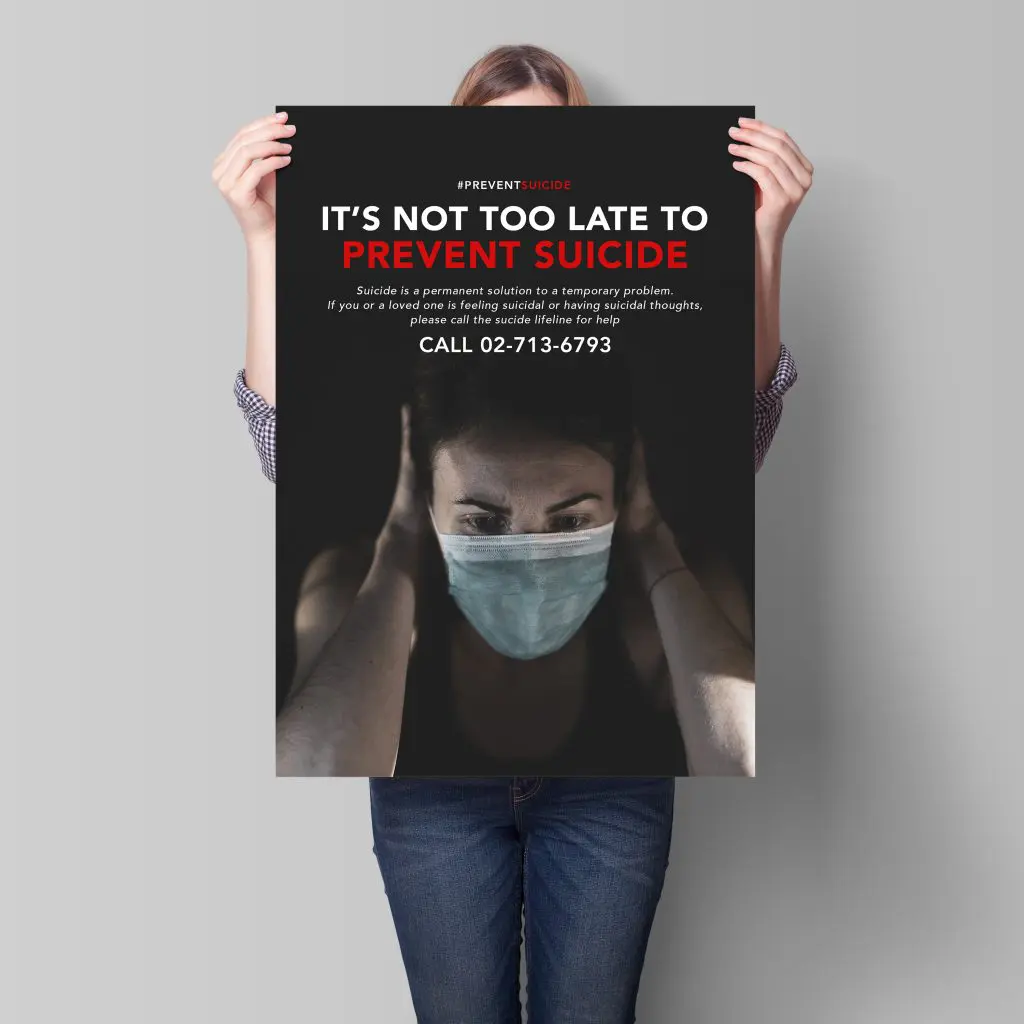 Prevent Suicide Ad Campaign (PSA) 6 Public Service Announcment: Prevent Suicide Covid 19