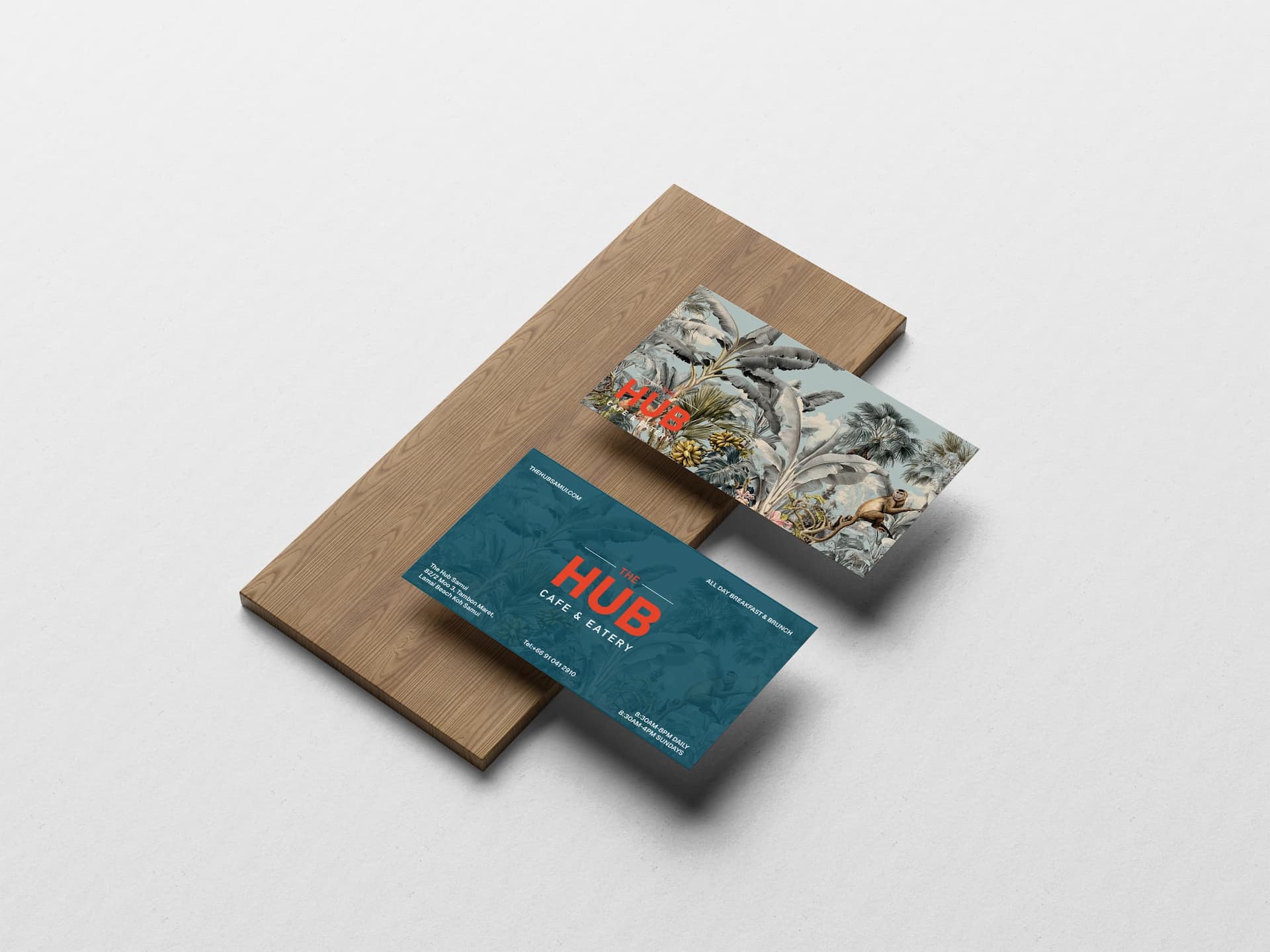 Cafe Brand Identity Design - The Hub Samui Case Study 8 cafe coroporate identity design agency 1