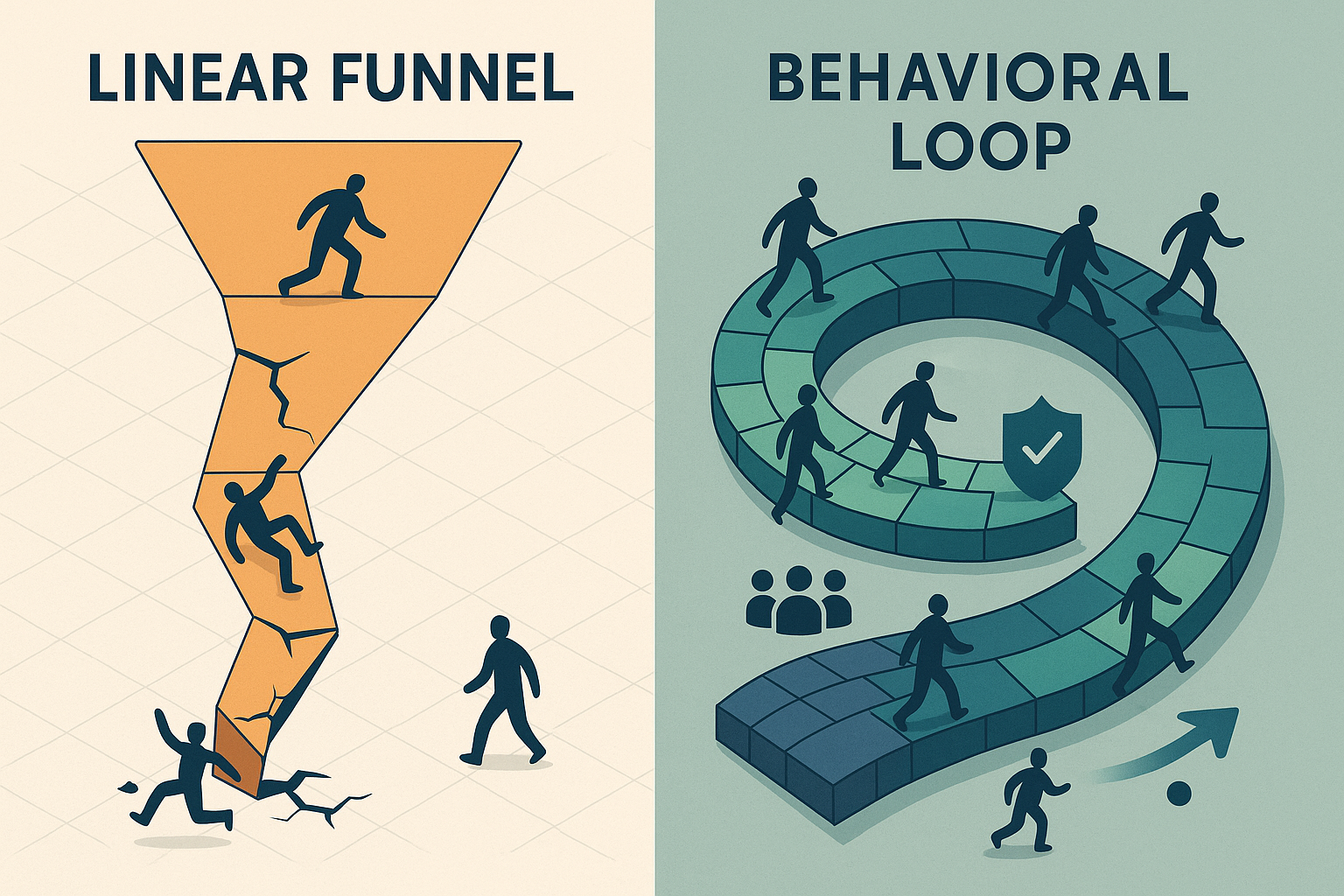 Shaping Behavioral Loops, Not Just Funnels - highly persuasive b2b marketing agency bangkok